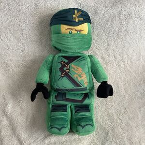 Lego Ninjago Green Ninja Lloyd 20" Pillow Plush Minifigure Cut Tag